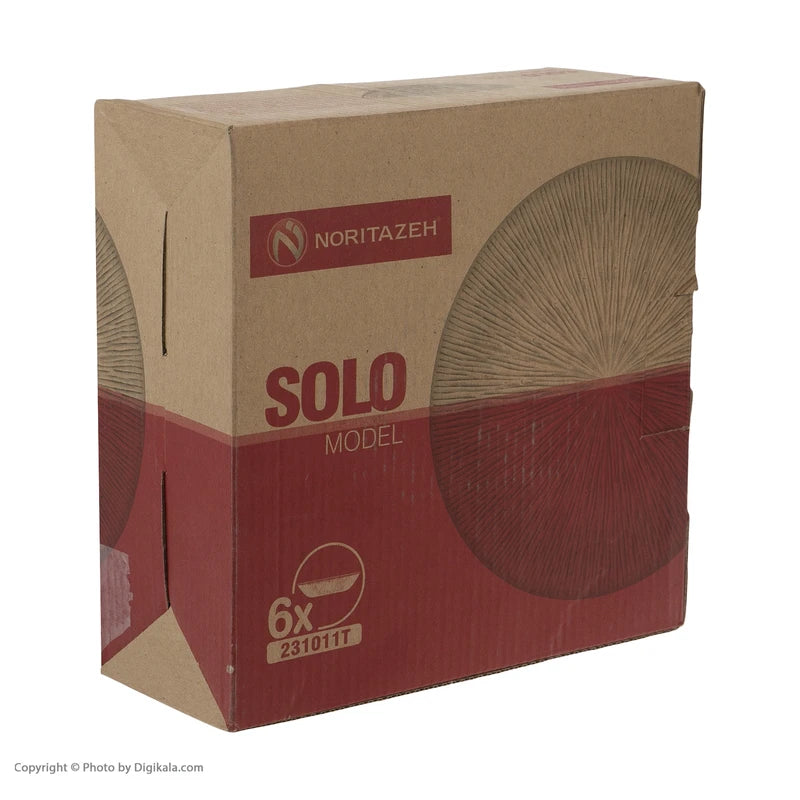 Dinner Plate Set, 250 Solo (6 pcs Deep Plate)